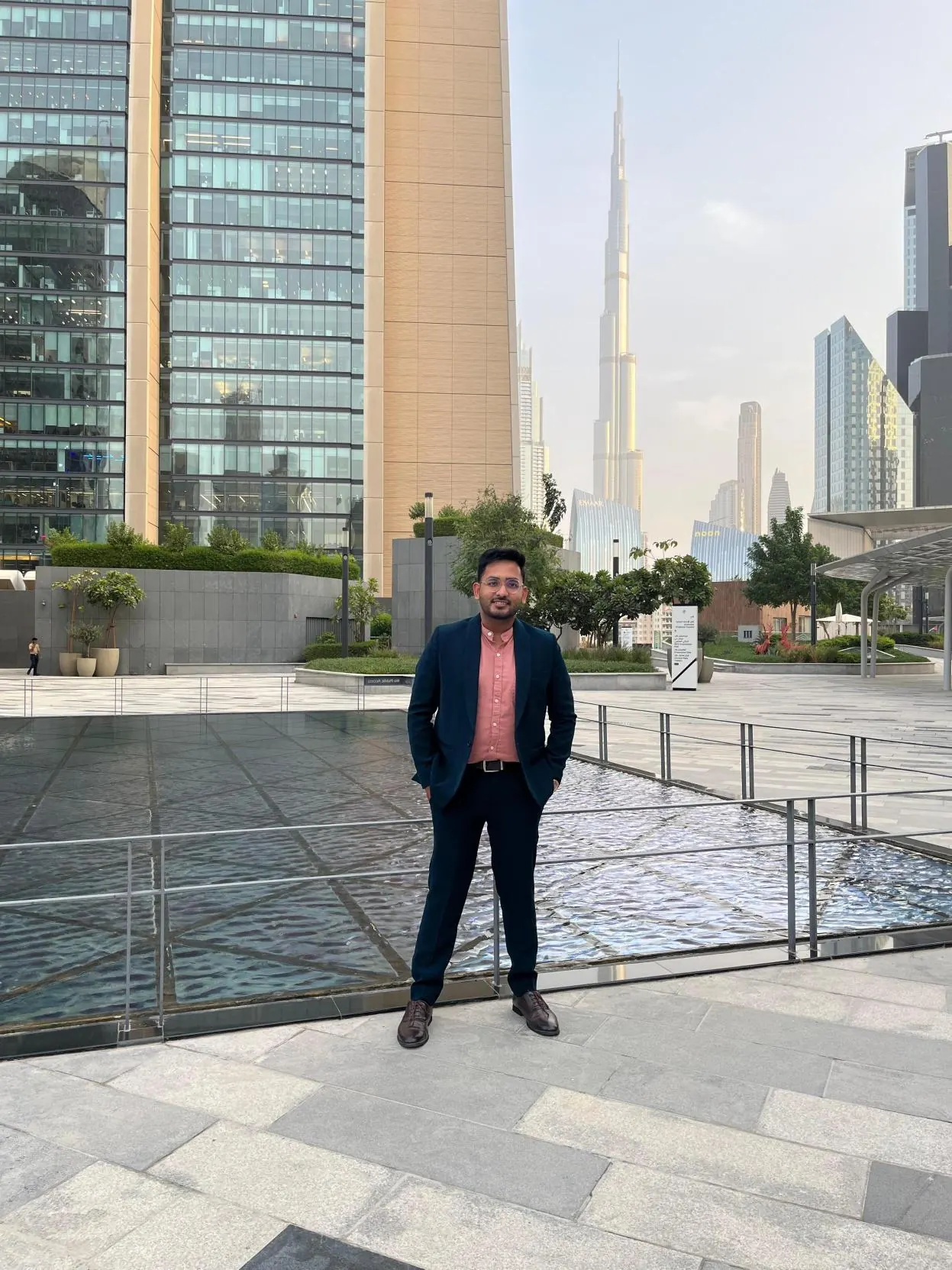 Rishab Lath in Dubai during client work